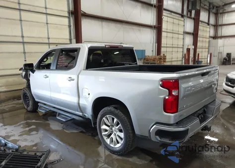 2019 Chevrolet Silverado 1500 Rst из США, поврежденный, VIN 3GCUYEEDXKG186907